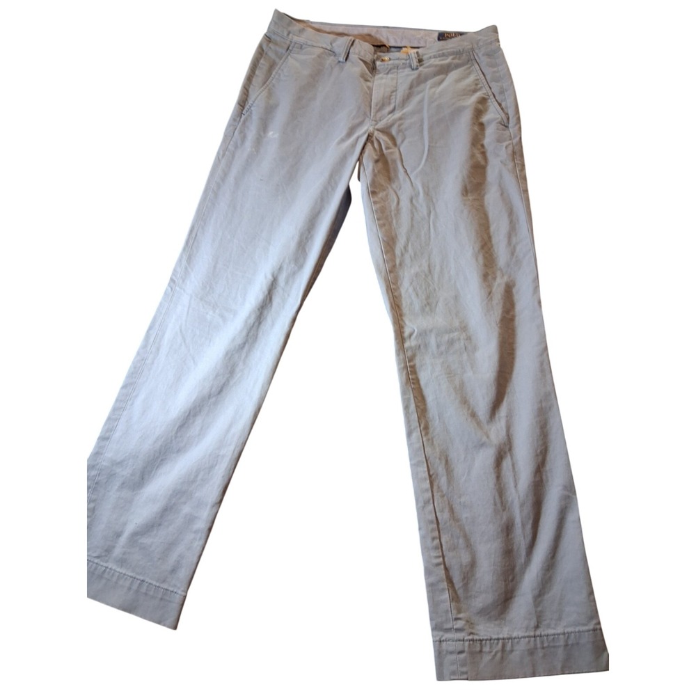 Polo Ralph Lauren Classic Fit Chino Pants‎ Light Blue Men's 31x30 Cotton Preppy